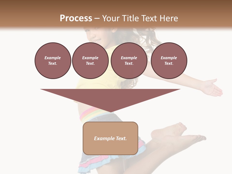 Enjoy Movement Flying PowerPoint Template
