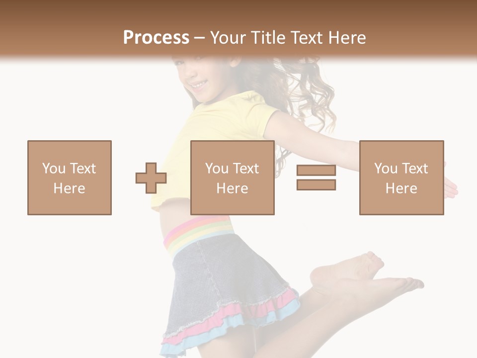 Enjoy Movement Flying PowerPoint Template
