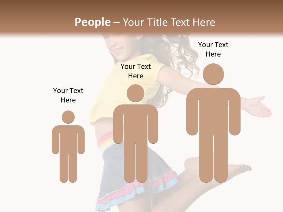 Enjoy Movement Flying PowerPoint Template
