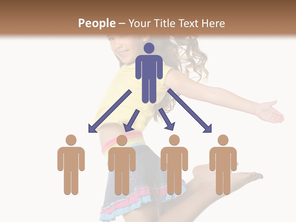 Enjoy Movement Flying PowerPoint Template