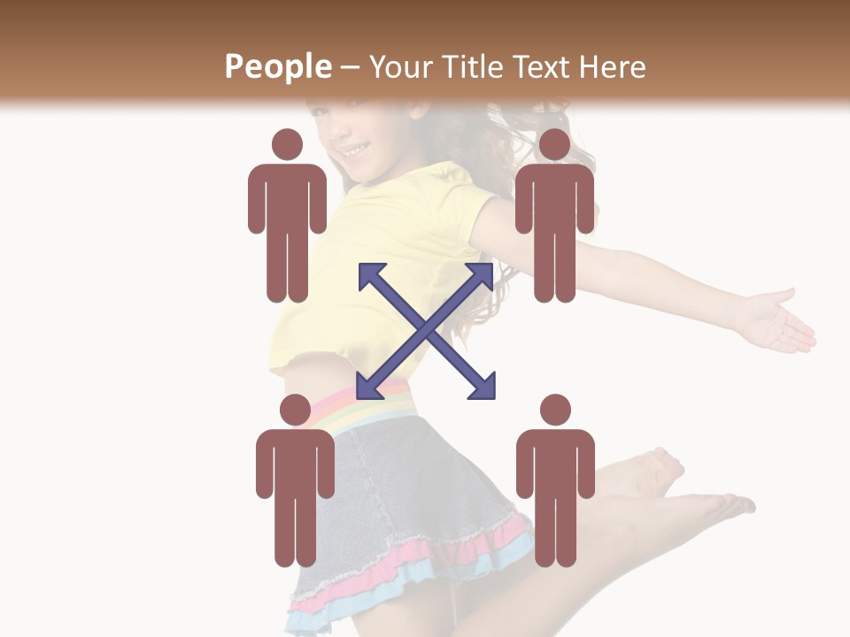 Enjoy Movement Flying PowerPoint Template