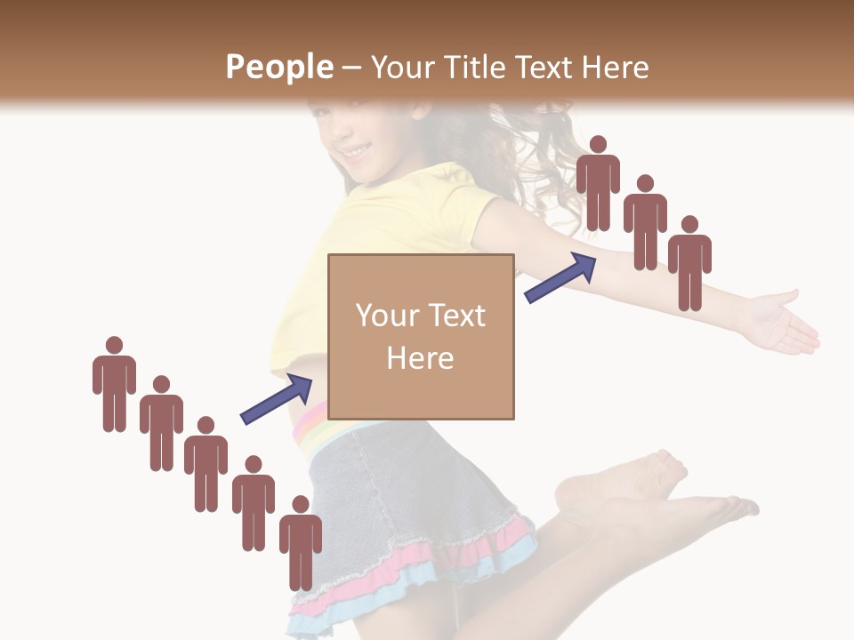 Enjoy Movement Flying PowerPoint Template