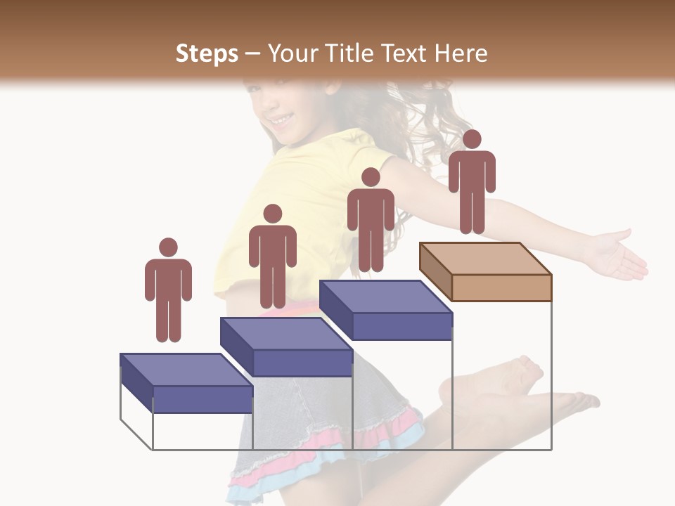 Enjoy Movement Flying PowerPoint Template