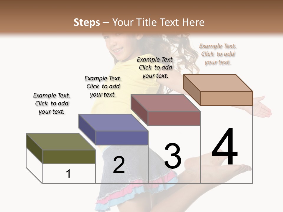 Enjoy Movement Flying PowerPoint Template