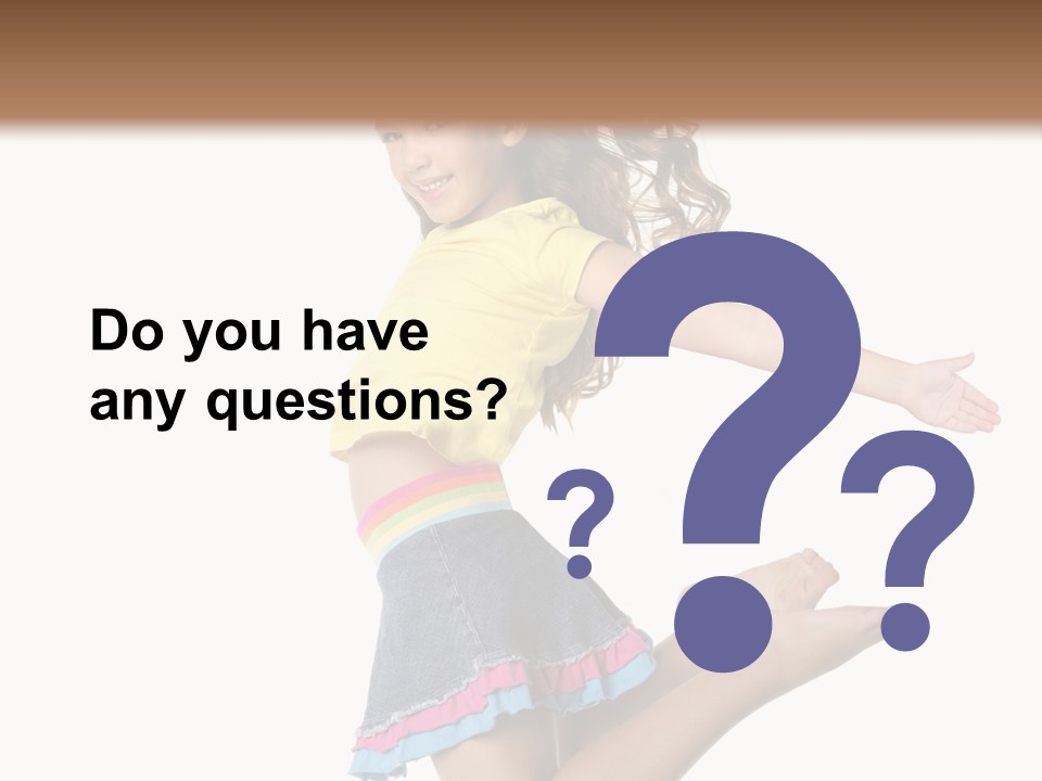 Enjoy Movement Flying PowerPoint Template