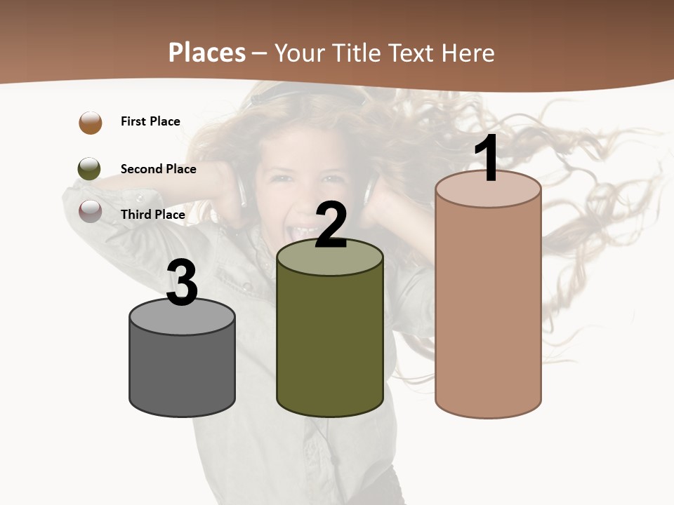 Background Listen Cute PowerPoint Template