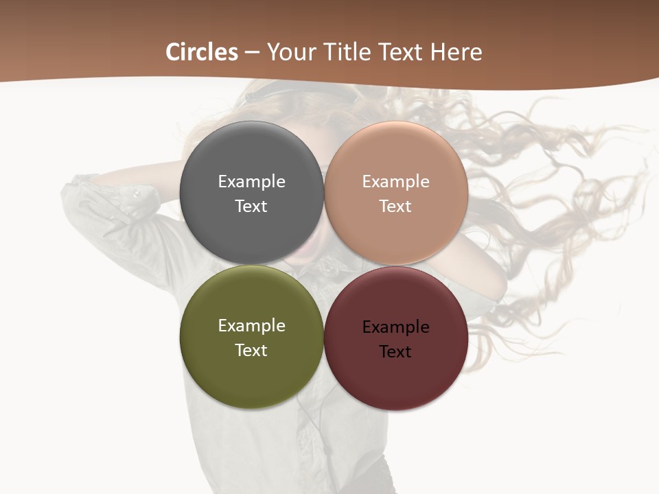 Background Listen Cute PowerPoint Template