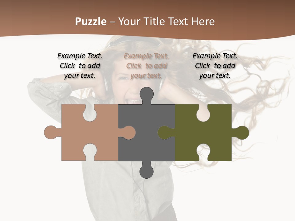 Background Listen Cute PowerPoint Template