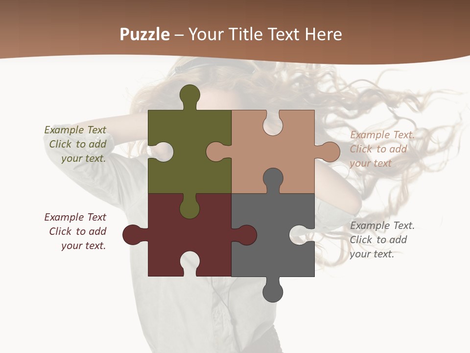 Background Listen Cute PowerPoint Template