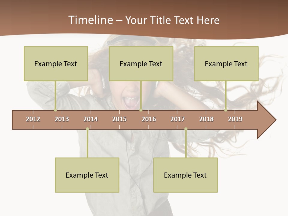 Background Listen Cute PowerPoint Template