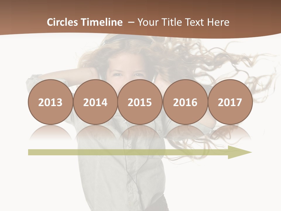 Background Listen Cute PowerPoint Template