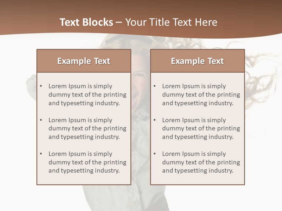 Background Listen Cute PowerPoint Template