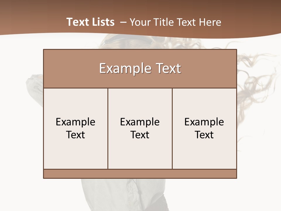 Background Listen Cute PowerPoint Template