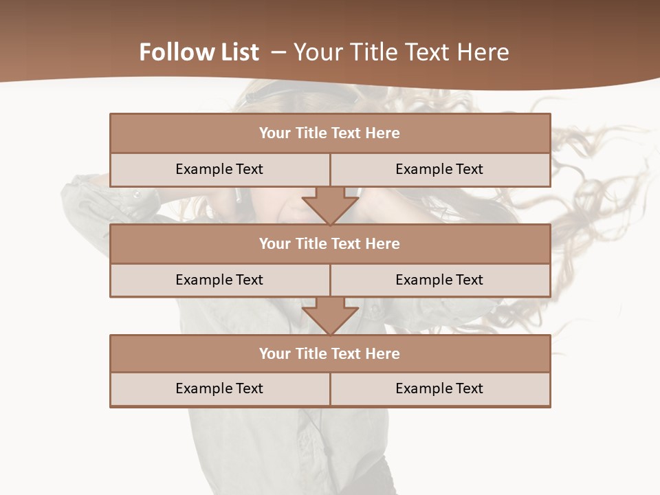 Background Listen Cute PowerPoint Template
