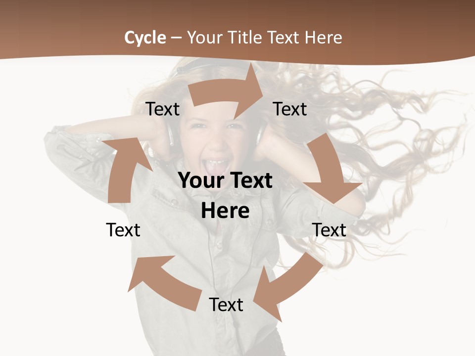 Background Listen Cute PowerPoint Template