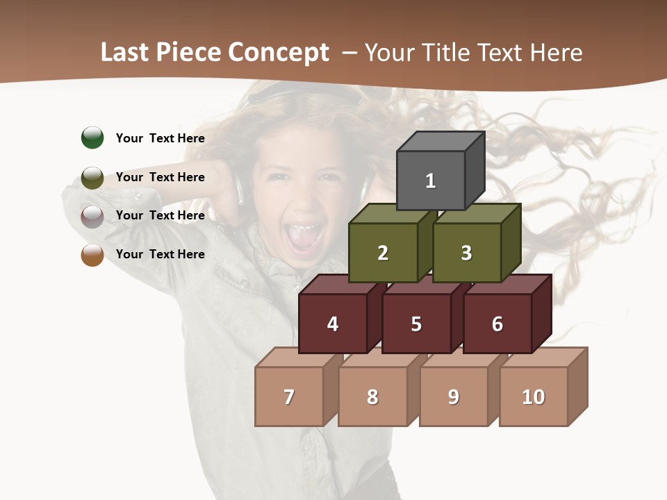 Background Listen Cute PowerPoint Template