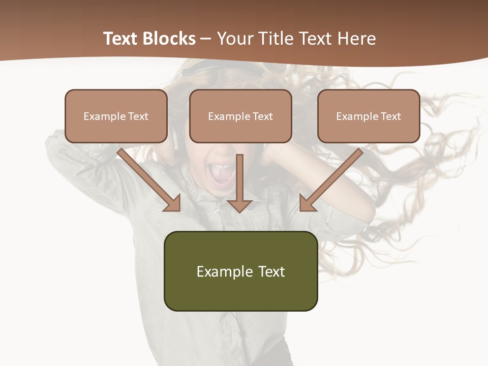 Background Listen Cute PowerPoint Template