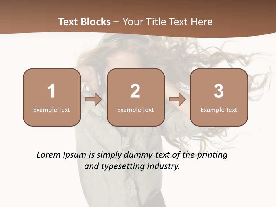 Background Listen Cute PowerPoint Template