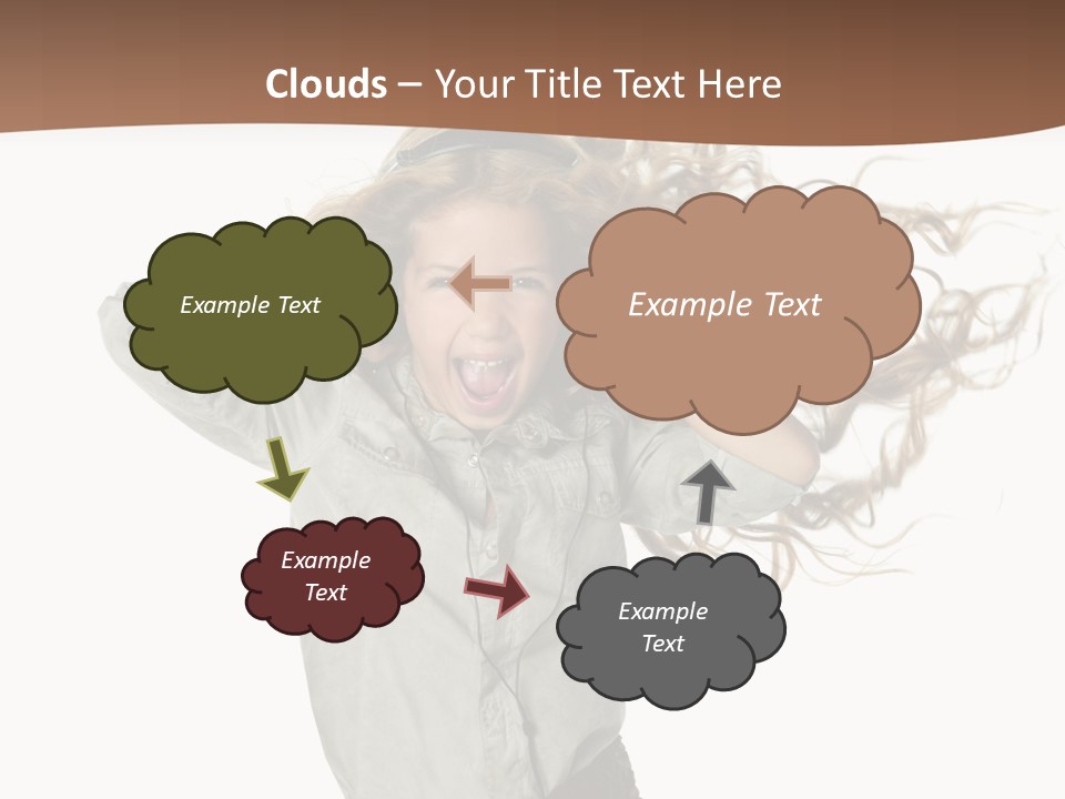 Background Listen Cute PowerPoint Template