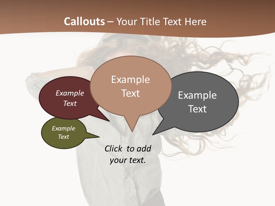 Background Listen Cute PowerPoint Template