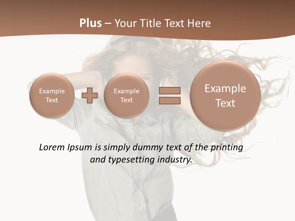 Background Listen Cute PowerPoint Template