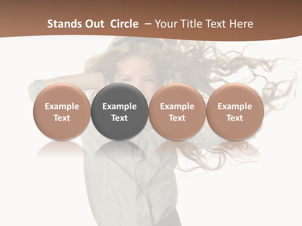 Background Listen Cute PowerPoint Template