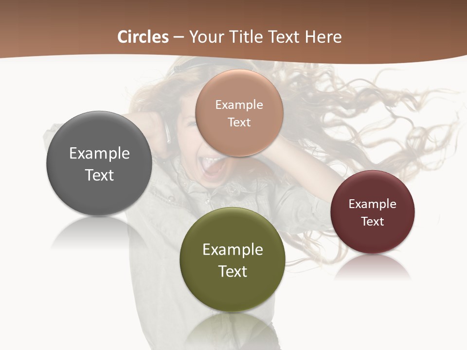 Background Listen Cute PowerPoint Template