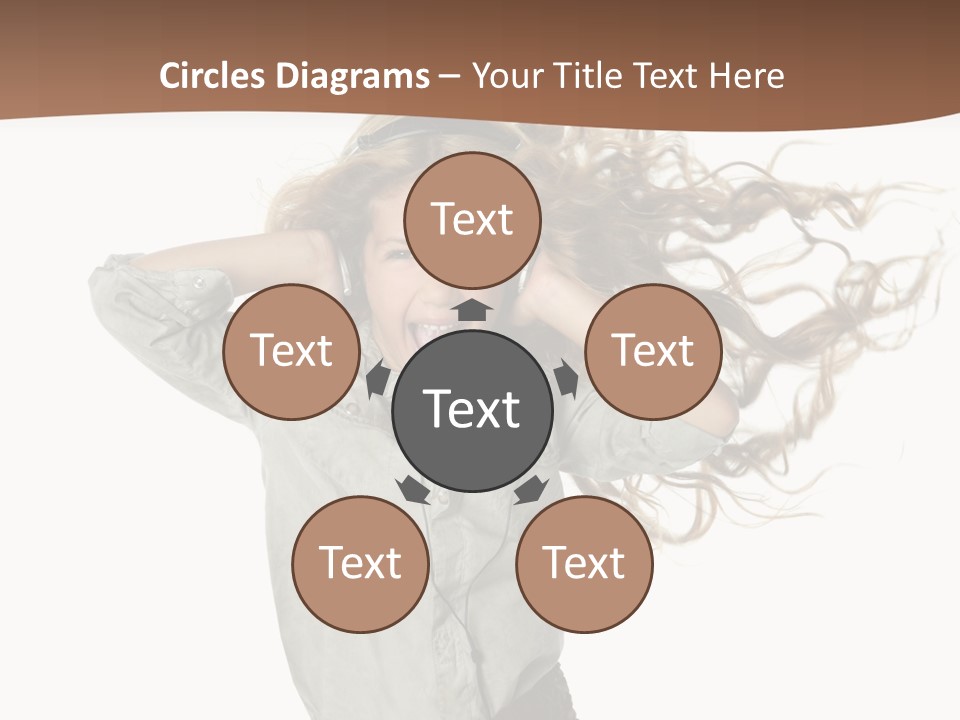 Background Listen Cute PowerPoint Template