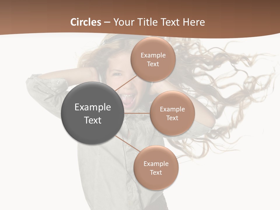 Background Listen Cute PowerPoint Template