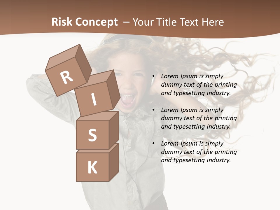 Background Listen Cute PowerPoint Template