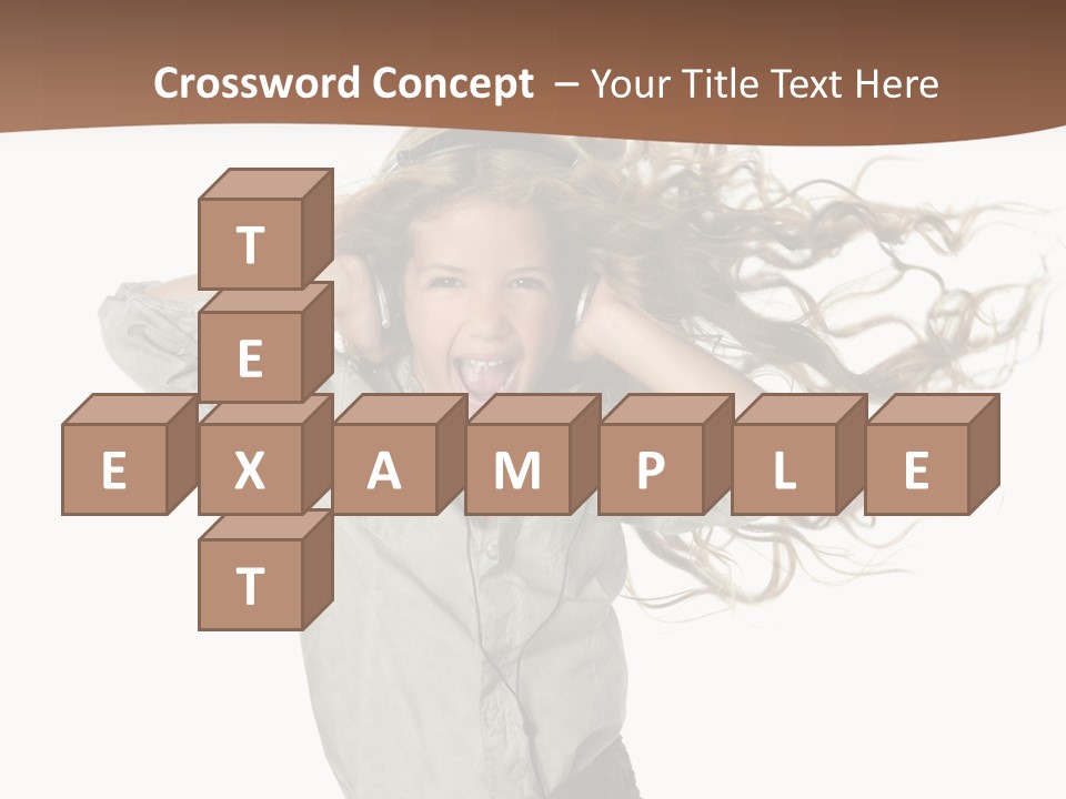 Background Listen Cute PowerPoint Template