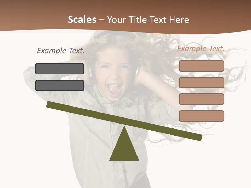 Background Listen Cute PowerPoint Template