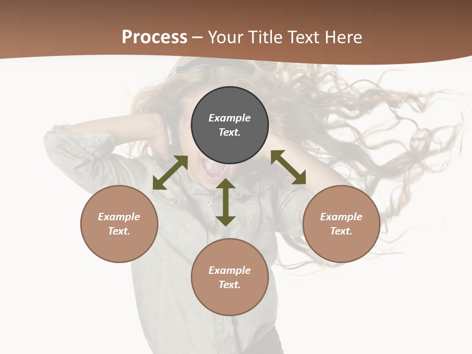 Background Listen Cute PowerPoint Template