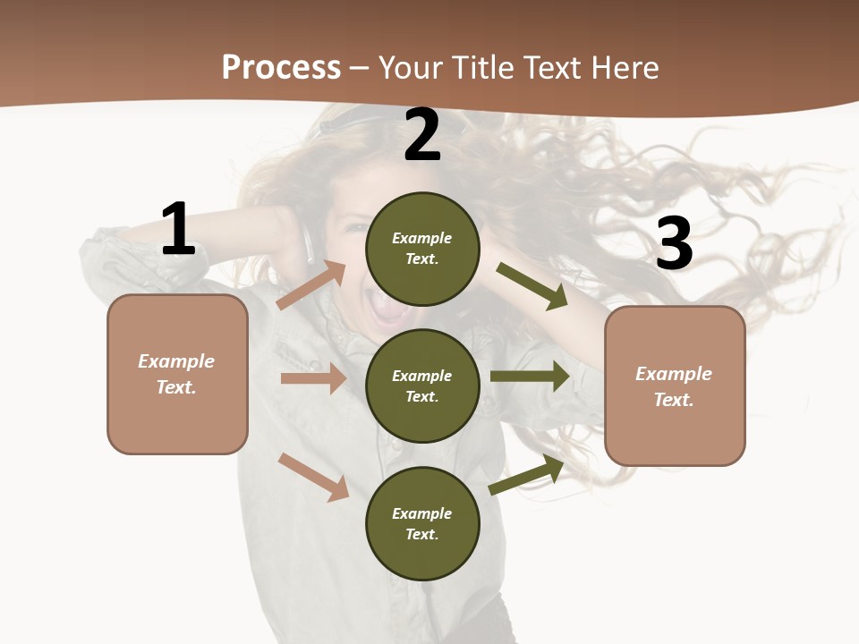 Background Listen Cute PowerPoint Template