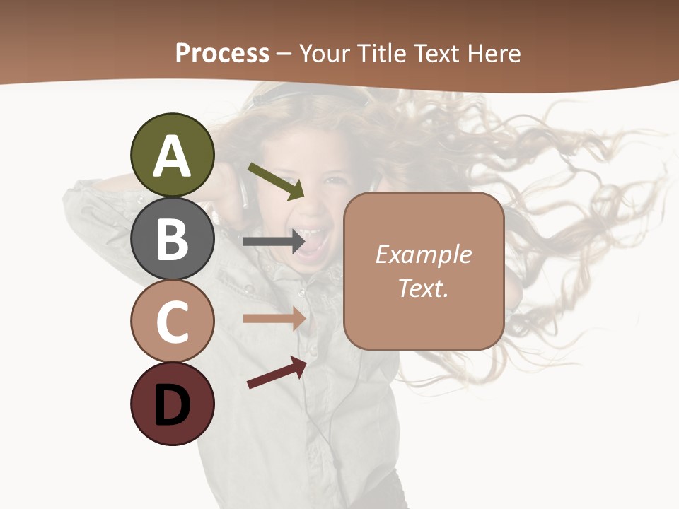 Background Listen Cute PowerPoint Template