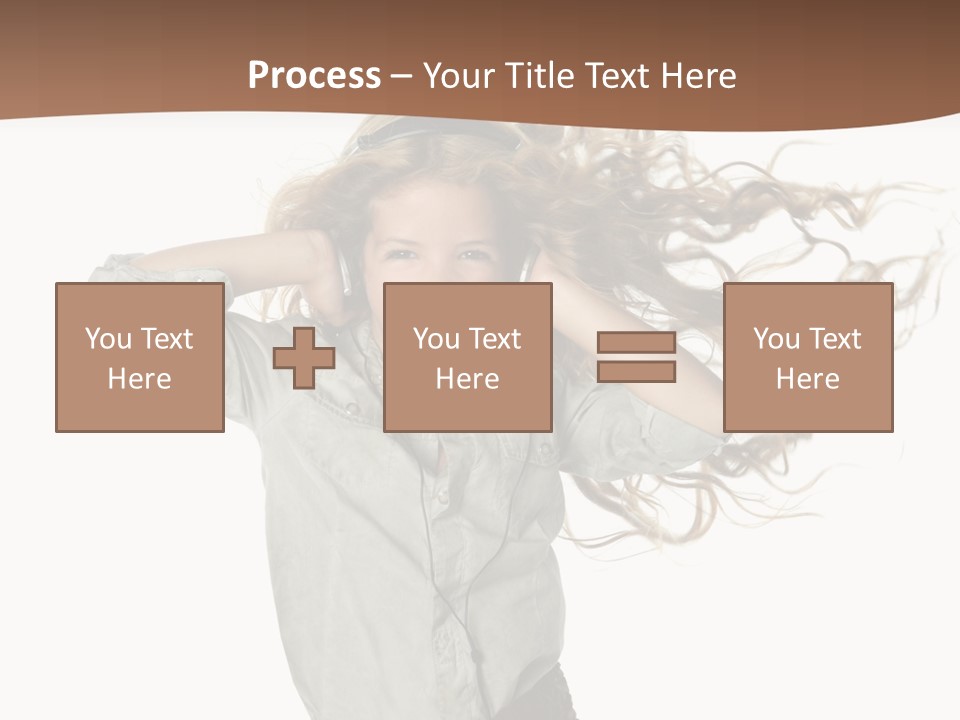 Background Listen Cute PowerPoint Template