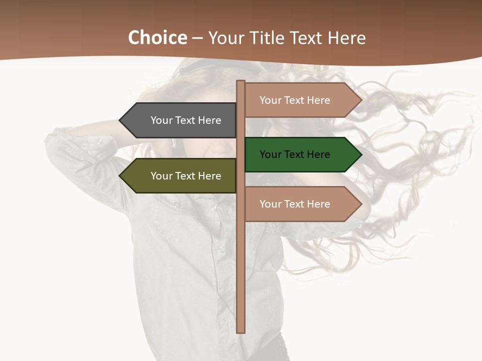 Background Listen Cute PowerPoint Template