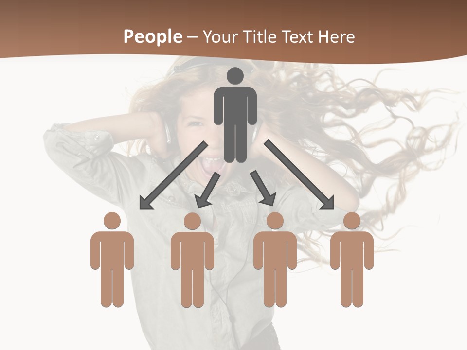 Background Listen Cute PowerPoint Template