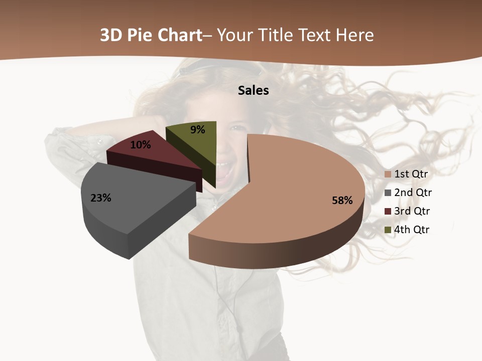 Background Listen Cute PowerPoint Template