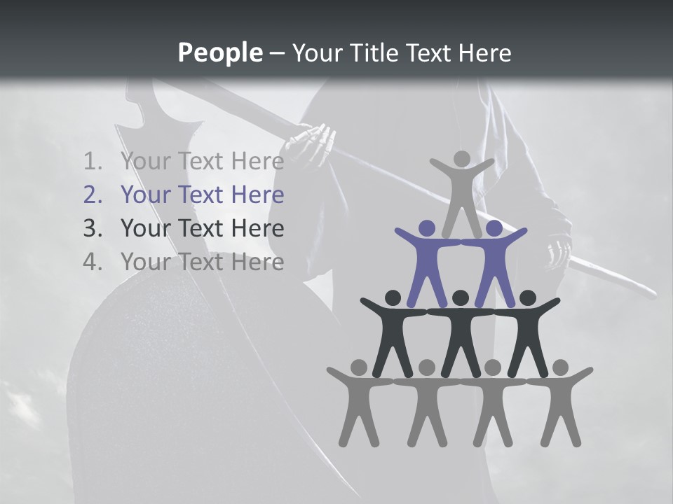 Humorou People Team PowerPoint Template