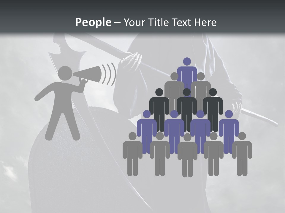 Humorou People Team PowerPoint Template