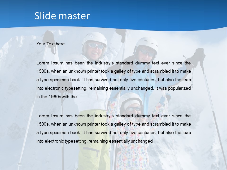 Adult Daughter Child PowerPoint Template