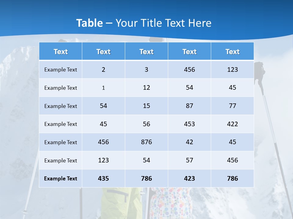 Adult Daughter Child PowerPoint Template