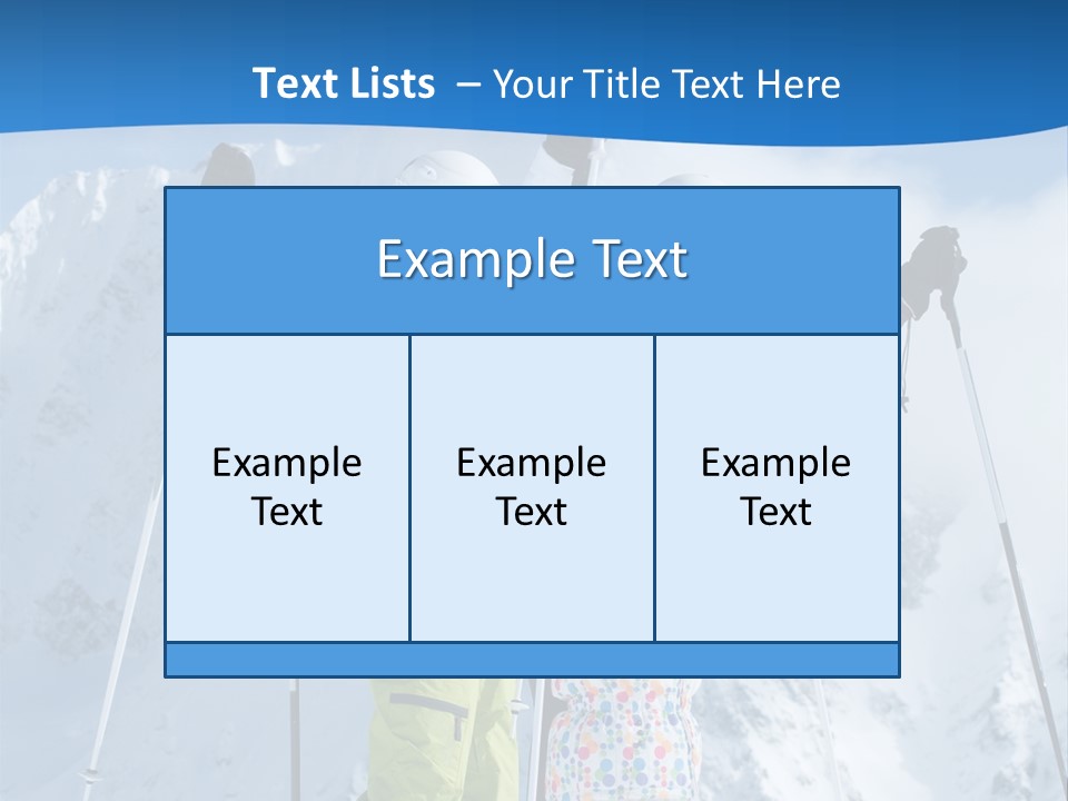 Adult Daughter Child PowerPoint Template