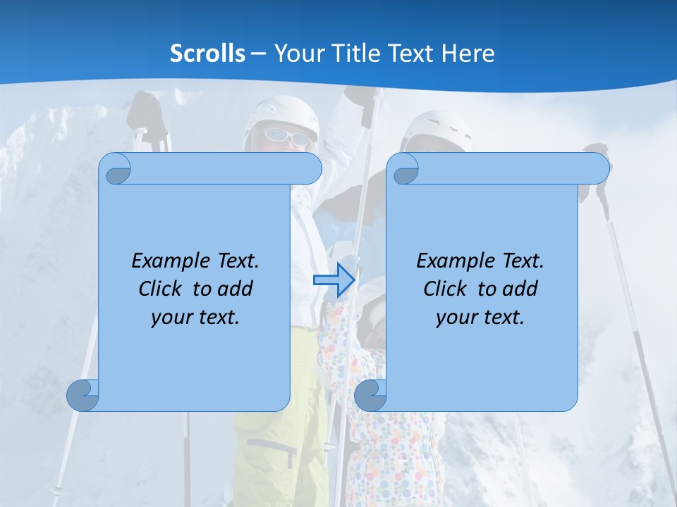 Adult Daughter Child PowerPoint Template