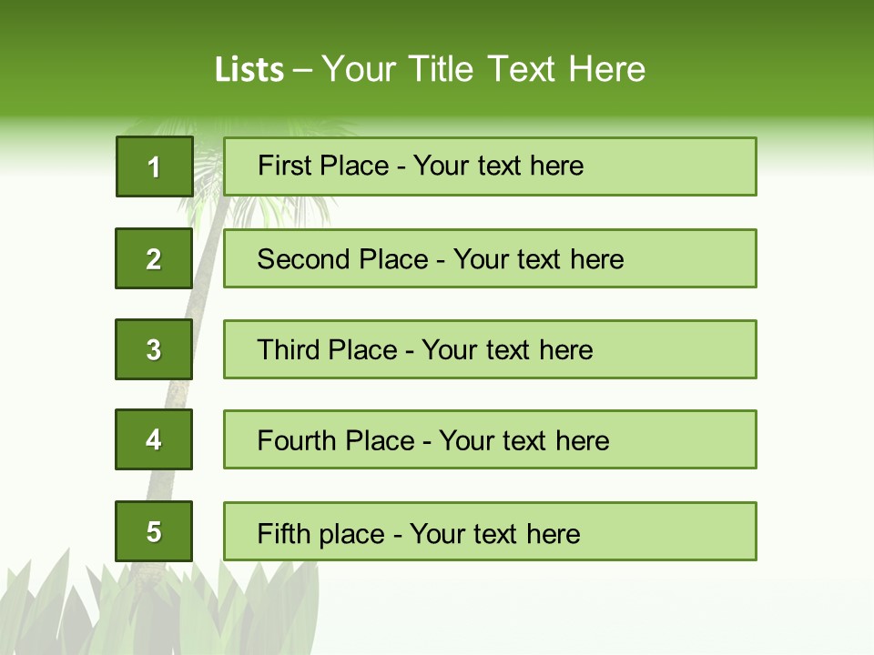 Relax Sand Spring PowerPoint Template
