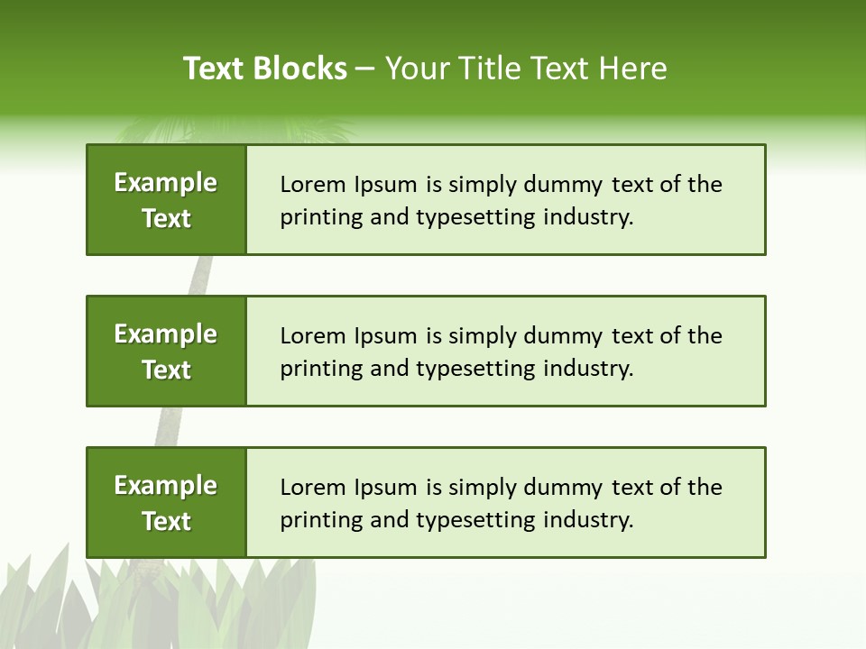 Relax Sand Spring PowerPoint Template