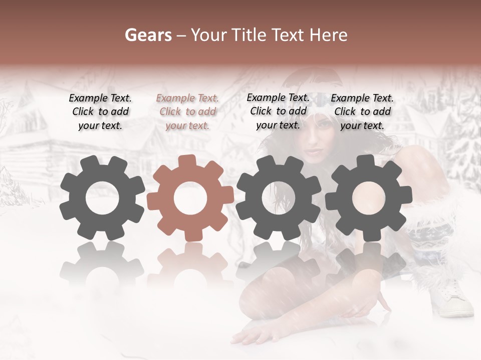 Beautiful Indian Happy PowerPoint Template