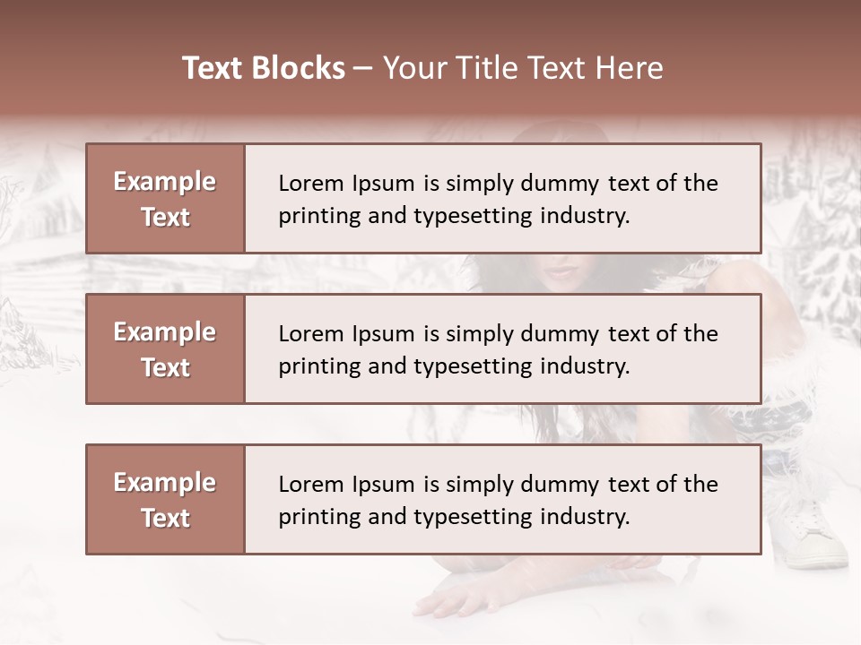 Beautiful Indian Happy PowerPoint Template
