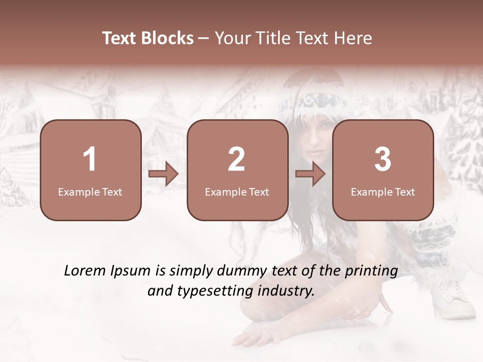 Beautiful Indian Happy PowerPoint Template